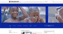 Desktop Screenshot of forwardhaiti.org